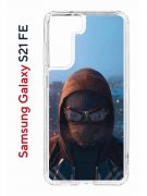 Чехол-накладка Samsung Galaxy S21 FE (612847) Kruche PRINT Северный Паук