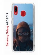 Чехол-накладка Samsung Galaxy A20 2019 (580663) Kruche PRINT Северный Паук