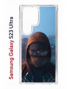 Чехол-накладка Samsung Galaxy S23 Ultra (638515) Kruche PRINT Северный Паук