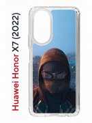 Чехол-накладка Huawei Honor X7  (638390) Kruche PRINT Северный Паук