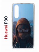 Чехол-накладка Huawei P30  (638392) Kruche PRINT Северный Паук
