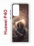 Чехол-накладка Huawei P40 (583862) Kruche PRINT Ящик Пандоры