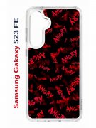 Чехол-накладка Samsung Galaxy S23 FE (646478) Kruche PRINT Angry