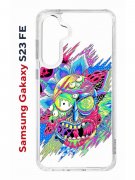 Чехол-накладка Samsung Galaxy S23 FE (646478) Kruche PRINT Многоликий Рик