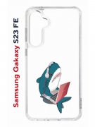Чехол-накладка Samsung Galaxy S23 FE Kruche Print Акула