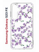 Чехол-накладка Samsung Galaxy S23 FE (646478) Kruche PRINT Сакура