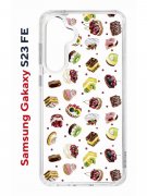 Чехол-накладка Samsung Galaxy S23 FE (646478) Kruche PRINT Cake