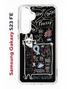 Чехол-накладка Samsung Galaxy S23 FE (646478) Kruche PRINT Кот Питер