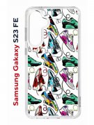 Чехол-накладка Samsung Galaxy S23 FE (646478) Kruche PRINT Кроссы Nike Air Max