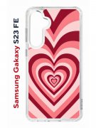 Чехол-накладка Samsung Galaxy S23 FE (646478) Kruche PRINT Сердце
