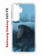Чехол-накладка Samsung Galaxy S23 FE (646478) Kruche PRINT Веном Черная Смерть
