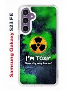 Чехол-накладка Samsung Galaxy S23 FE (646478) Kruche PRINT Toxic