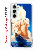 Чехол-накладка Samsung Galaxy S23 FE (646478) Kruche PRINT Парусник