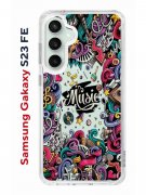 Чехол-накладка Samsung Galaxy S23 FE (646478) Kruche PRINT Music