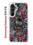 Чехол-накладка Samsung Galaxy S23 FE (646478) Kruche PRINT Music