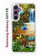 Чехол-накладка Samsung Galaxy S23 FE (646478) Kruche PRINT Водопад