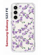 Чехол-накладка Samsung Galaxy S23 FE Kruche Print Сакура