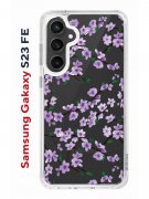 Чехол-накладка Samsung Galaxy S23 FE Kruche Print Сакура