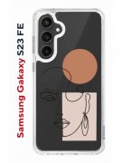 Чехол-накладка Samsung Galaxy S23 FE (646478) Kruche PRINT Эскиз