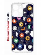Чехол-накладка Xiaomi Redmi 12 4G (646479) Kruche PRINT Виниловые пластинки