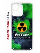 Чехол-накладка Xiaomi Redmi 12 4G (646479) Kruche PRINT Toxic