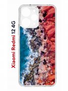 Чехол-накладка Xiaomi Redmi 12 4G (646479) Kruche PRINT Морской берег