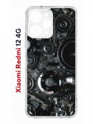 Чехол-накладка Xiaomi Redmi 12 4G Kruche Print Двигатель