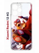 Чехол-накладка Xiaomi Redmi 12 4G (646479) Kruche PRINT Человек паук