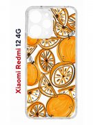 Чехол-накладка Xiaomi Redmi 12 4G (646479) Kruche PRINT Апельсины