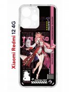 Чехол-накладка Xiaomi Redmi 12 4G (646479) Kruche PRINT Yae Miko Genshin
