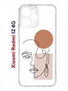 Чехол-накладка Xiaomi Redmi 12 4G (646479) Kruche PRINT Эскиз