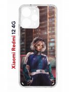 Чехол-накладка Xiaomi Redmi 12 4G (646479) Kruche PRINT TSAREVNA