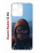 Чехол-накладка Xiaomi Redmi 12 4G (646479) Kruche PRINT Северный Паук