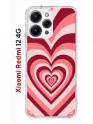 Чехол-накладка Xiaomi Redmi 12 4G (646479) Kruche PRINT Сердце