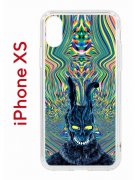 Чехол-накладка Apple iPhone X (580677) Kruche PRINT Donny