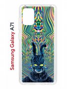 Чехол-накладка Samsung Galaxy A71 (582679) Kruche PRINT Donny