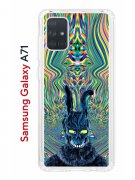 Чехол-накладка Samsung Galaxy A71 (582679) Kruche PRINT Donny