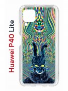 Чехол-накладка Huawei P40 Lite  (588940) Kruche PRINT Donny