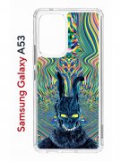 Чехол-накладка Samsung Galaxy A53 5G (630894) Kruche PRINT Donny