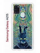 Чехол-накладка Samsung Galaxy A21S (587676) Kruche PRINT Donny