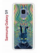 Чехол-накладка Samsung Galaxy S9  (580669) Kruche PRINT Donny