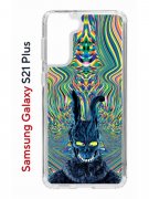 Чехол-накладка Samsung Galaxy S21 Plus (594681) Kruche PRINT Donny