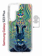 Чехол-накладка Samsung Galaxy S23 Plus (634254) Kruche PRINT Donny