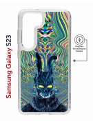 Чехол-накладка Samsung Galaxy S23 (634253) Kruche PRINT Donny