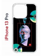 Чехол-накладка Apple iPhone 13 Pro (606543) Kruche PRINT Future Look