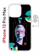 Чехол-накладка Apple iPhone 13 Pro Max (610637) Kruche PRINT Future Look