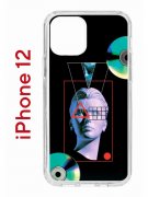 Чехол-накладка Apple iPhone 12  (588925) Kruche PRINT Future Look