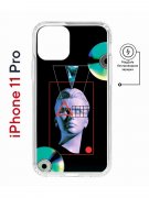 Чехол-накладка Apple iPhone 11 Pro (598891) Kruche PRINT Future Look