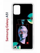 Чехол-накладка Samsung Galaxy A51 (582691) Kruche PRINT Future Look