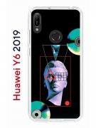 Чехол-накладка Huawei Y6 2019 (580675) Kruche PRINT Future Look